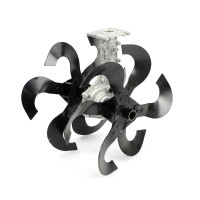 Насадка для мотокоси KG-02 з підшипниками та металевими пильовиками 28 мм 9 шліців)